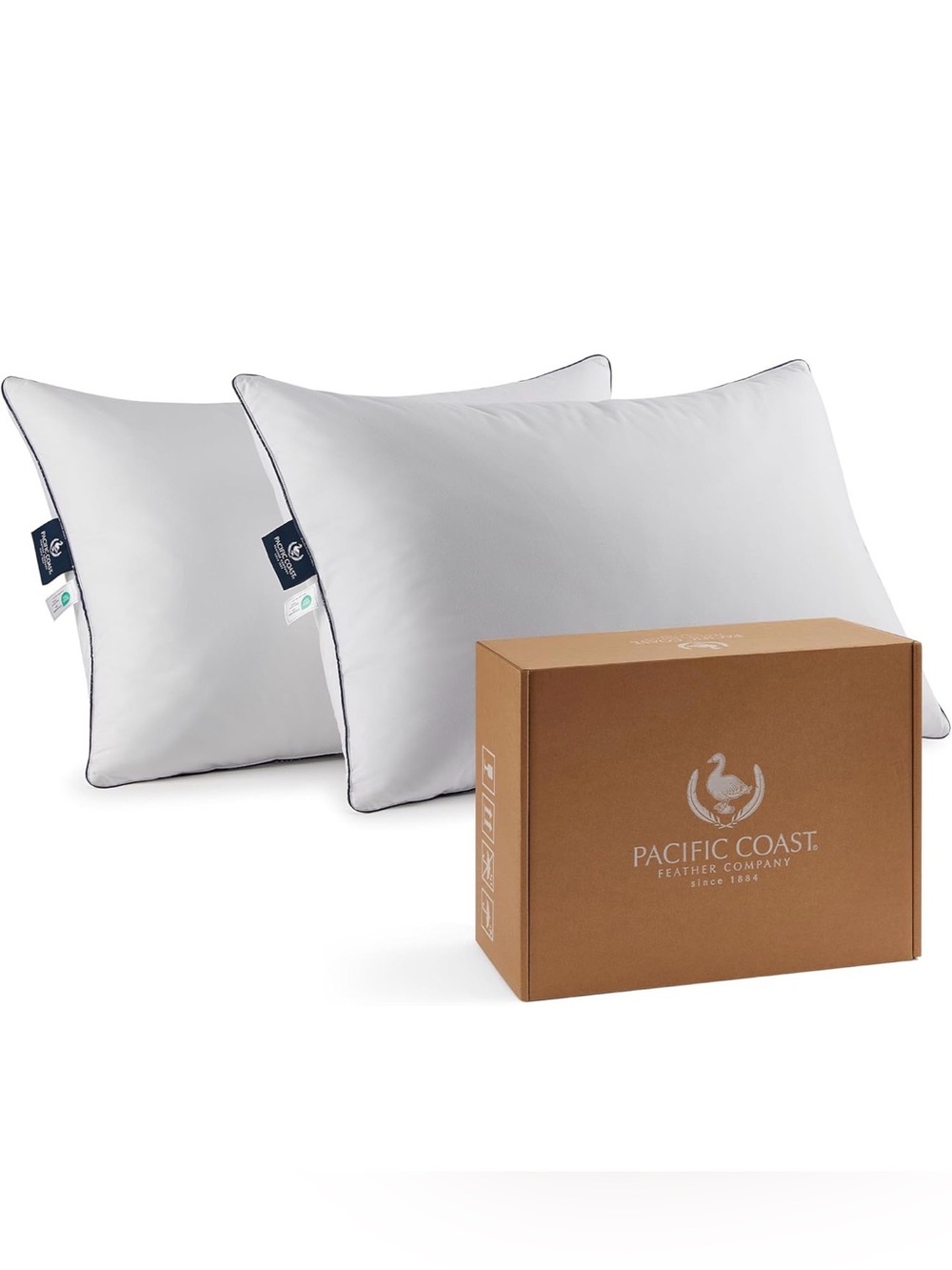 Pacific Coast Set of 2 pillows large bed